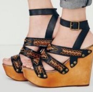 Jeffery Campbell x Free People Wedge Sandals